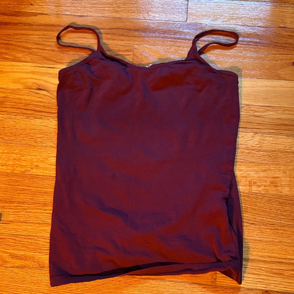 Burgundy Tank Top